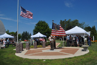 August 29, 2021 1st Responders Dedication Ceremony, Liberty Grove VFW Post 8337 Color Guard.