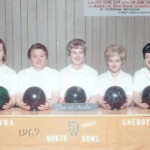 1969 Hillside Bowling Team: Darlene (Beckstrom) Thorarinson, Helen (Wickman) Beckstrom, Doris “Duffy” Paul, Donna Carlson, Ella Ostan. Photo Courtesy of Tammy Thorarinson. 1969 Bowling Team