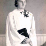 Helen Beckstrom (Thorarinson) Confirmation Photo. Photo Courtesy of Tammy Thorarinson. Confirmation Photo