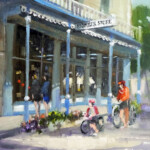 Pioneer Store painting by Lee Radtke